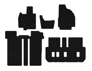Toyota Previa 2006–2019 Premium textilmattor (3 rader, 6-sits, svart) foto 1