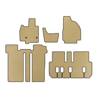 EVA bilmattor (3 rader, 6-sits, beige)
