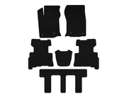 Toyota 4Runner 2009–2024 Textilmattor Classic (3 rader, 2014-2024, 7-sits, svart) foto 1