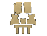 Toyota 4Runner 2009–2024 EVA bilmattor (3 rader, 2014-2024, 7-sits, Beige) foto 1