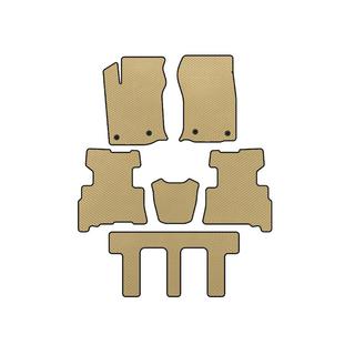 EVA bilmattor (3 rader, 2014-2024, 7-sits, Beige)