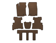 Toyota 4Runner 2009–2024 EVA bilmattor (3 rader, 2014-2024, 7-sits, Brun) foto 1