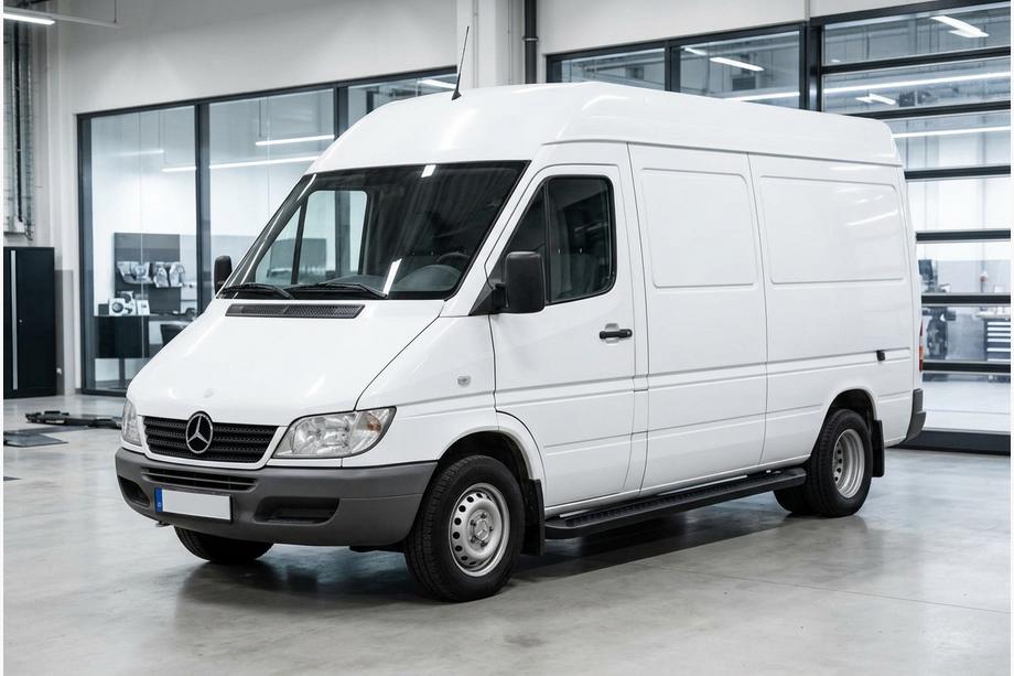 Mercedes Sprinter W901/902/903/904/905 1995–2006 Sidosteg Allmond Black (2 st, aluminium) Image