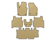 Volkswagen Touran 2003–2010 EVA-bilmattor (3 rader, 2006-2010, 7-sits, beige) foto 1