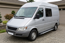 Mercedes Sprinter W901/902/903/904/905 1995–2006 Sidosteg Line (2 st, aluminium) foto 1