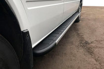 Mercedes Sprinter W901/902/903/904/905 1995–2006 Sidosteg Duru (2 st, aluminium) foto 1