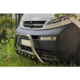 Frontbåge WT003-4 (rostfritt stål) Opel Vivaro 2001–2015 foto 4