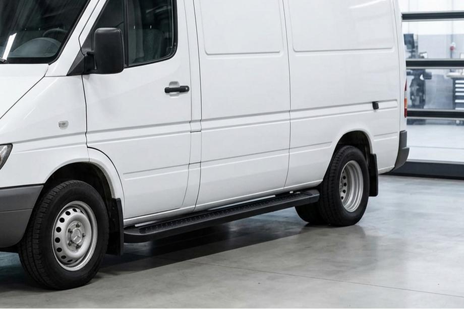 Volkswagen LT 1995–2006 Sidosteg Allmond Black (2 st, aluminium) Image