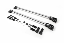 Peugeot Partner/Rifter 2019– Takräcke (lastbågar) för integrerade takrails Wingbar V2 (2 st) Grå foto 10