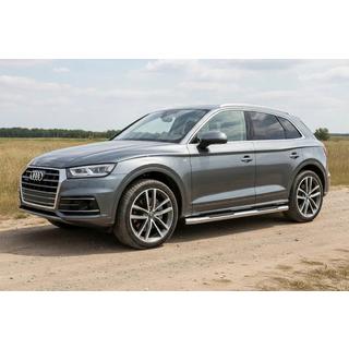 Sidorör (2 st, rostfritt) Audi Q5 2017–2025 foto 1