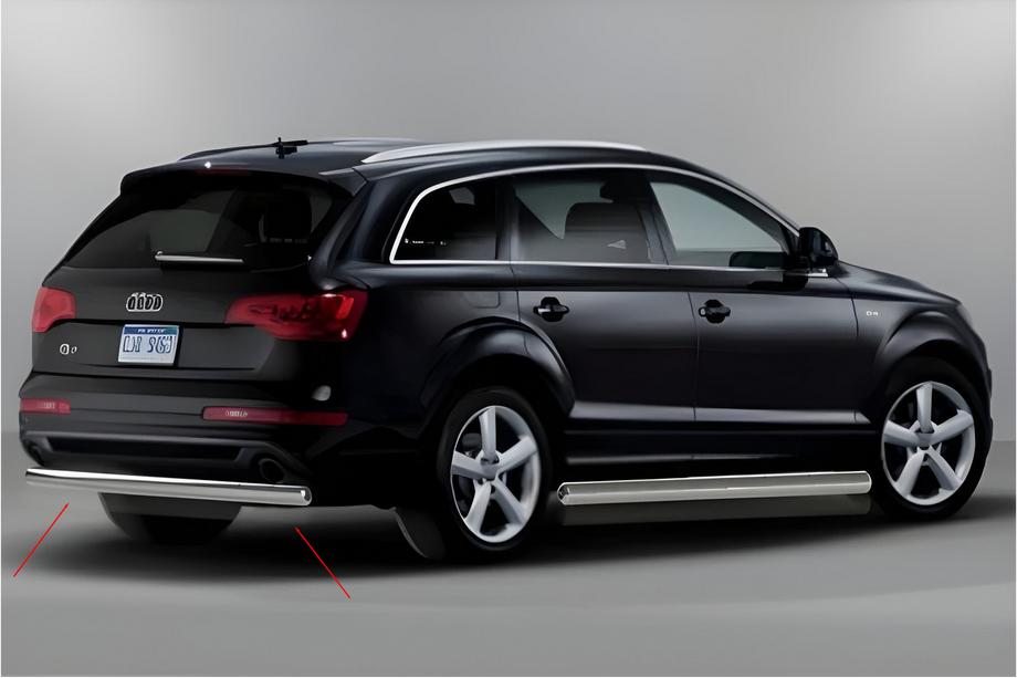 Audi Q7 2005–2015 Bakre skyddsbåge AK002 (rostfritt stål) Image