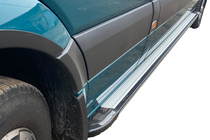 Volkswagen Crafter 2006–2016 Sidosteg Rainbow (2 st, aluminium) foto 2