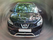 Nissan Qashqai 2010–2014 Frontbåge (rostfritt stål) foto 1