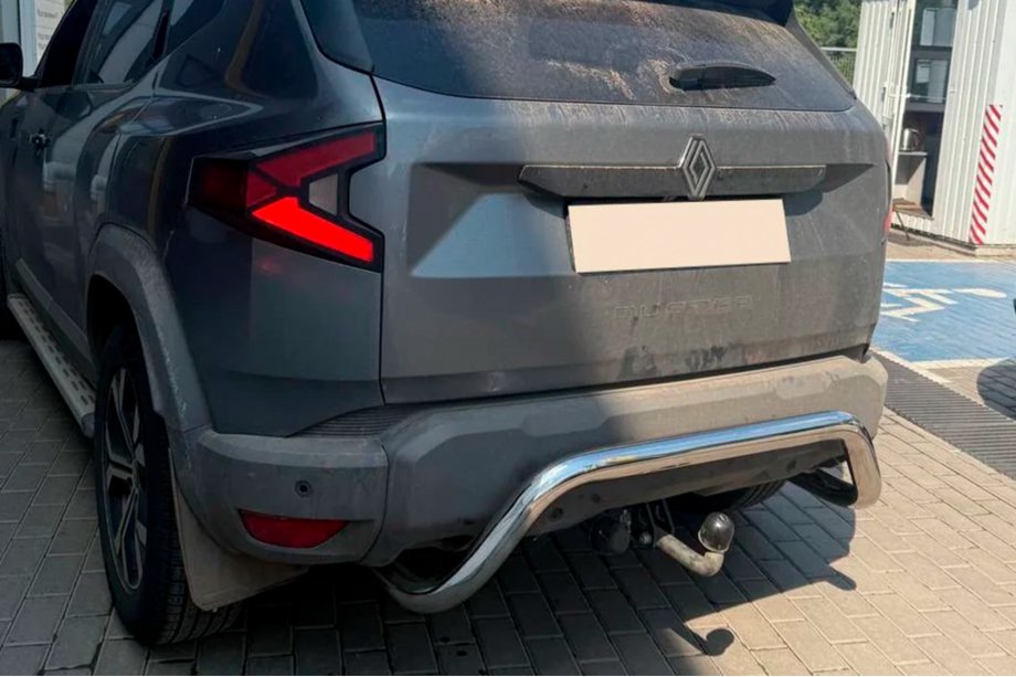 Renault Duster 2024– Bakre skyddsbåge AK007 (rostfritt stål) Image