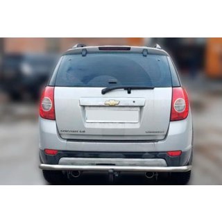Bakre skyddsbåge AK005 (rostfritt stål) Chevrolet Captiva 2006–2019 foto 2