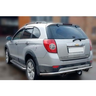 Bakre skyddsbåge AK005 (rostfritt stål) Chevrolet Captiva 2006–2019 foto 3
