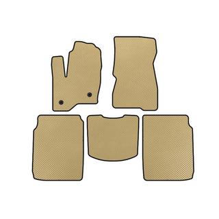 EVA bilmattor (2 rader, 2013-2019, beige) Ford Flex 2009–2019