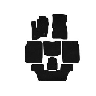 Premium textilmattor (3 rader, 2013-2019, svart) foto 1