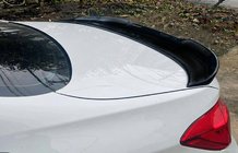 BMW 1-serie E81/E82/E87/E88 2004–2011 PSM-Style spoiler (för E82, blanksvart) foto 1