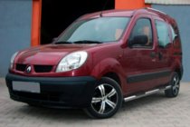 Renault Kangoo 1998–2008 Sidorör (2 st, rostfritt) foto 2