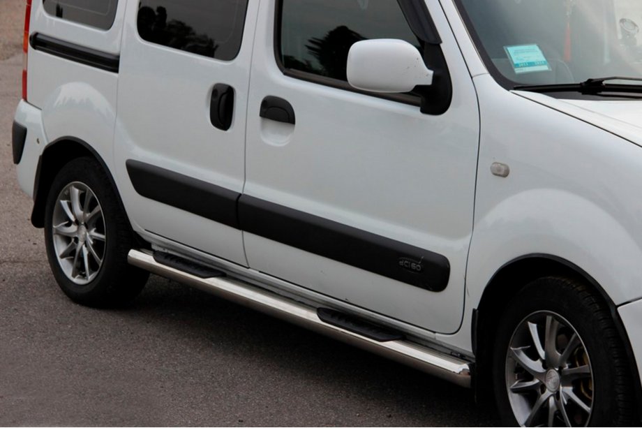 Renault Kangoo 1998–2008 Sidorör (2 st, rostfritt) Image