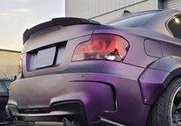 BMW 1-serie E81/E82/E87/E88 2004–2011 M4-Style bakspoiler (för E82, högglans svart) foto 1