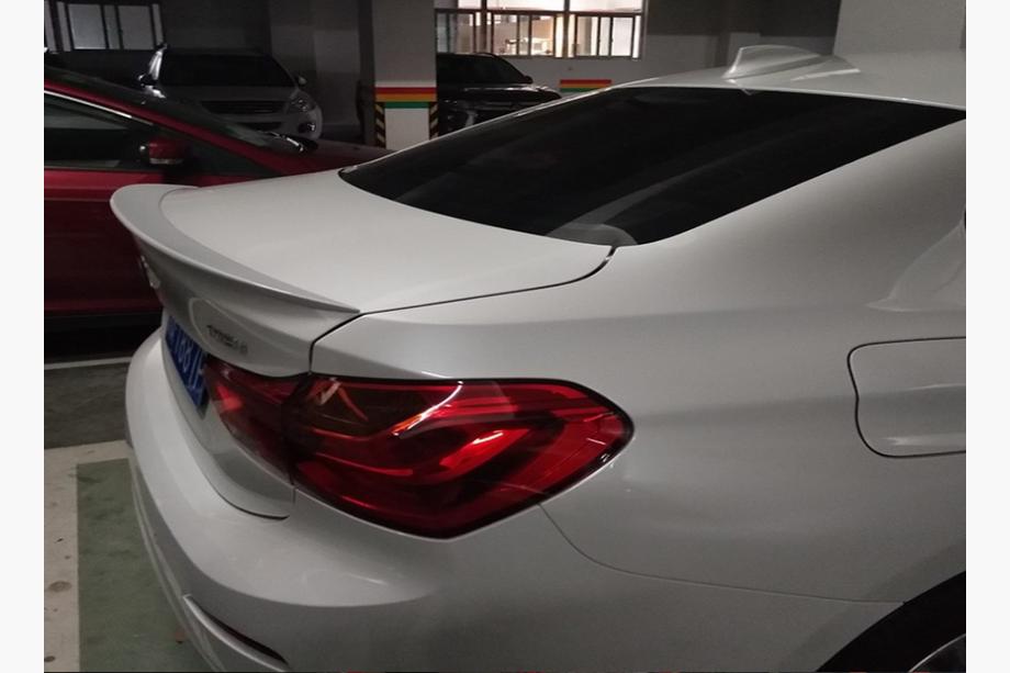 BMW 1-serien F20/F21 2011–2019 P-Style-spoiler (för F52, blanksvart) Image