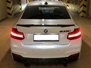 BMW 2-serien F22/F23 2014–2021 M4-Style spoiler (för F22, blanksvart) foto 1