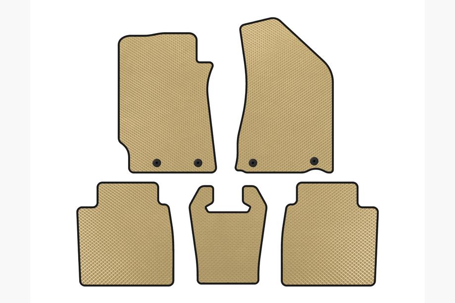 Geely Emgrand EC8 EVA-bilmattor (SD, Beige) Image