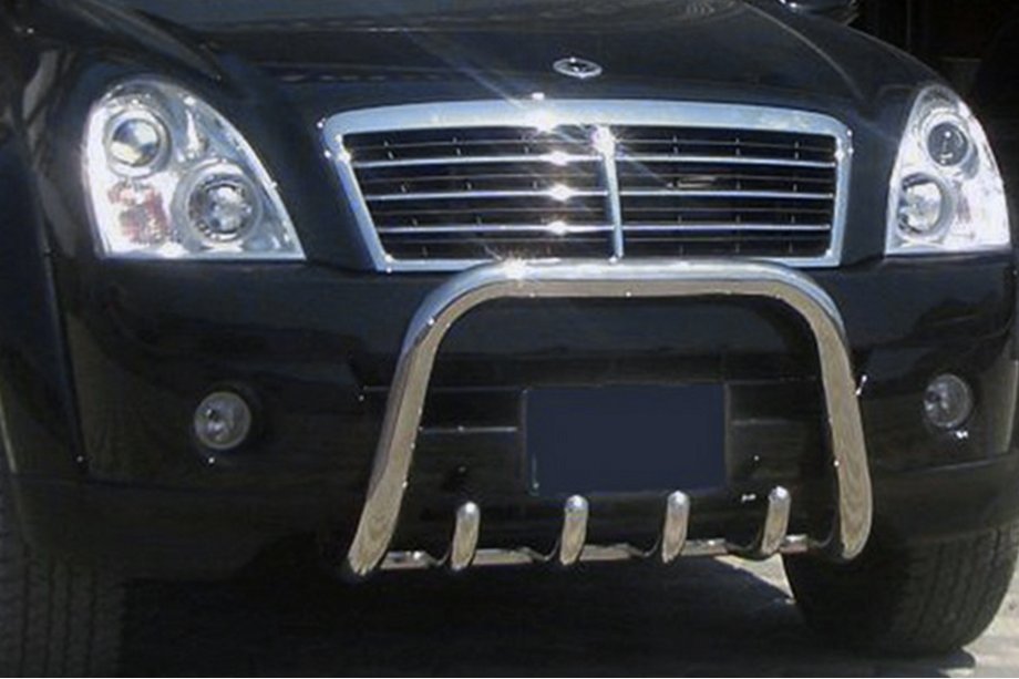 SsangYong Rexton I 2001–2017 Frontbåge QT006 (rostfritt stål) Image