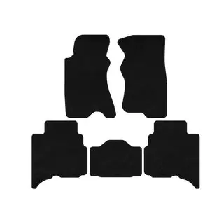 Premium textilmattor (Svart) foto 1
