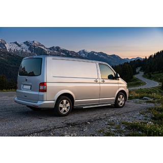 Sidosteg Duru (2 st, aluminium) Volkswagen T5 Transporter 2003–2010 foto 2