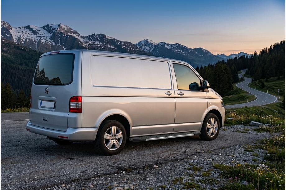 Volkswagen T5 Transporter 2003–2010 Sidosteg Duru (2 st, aluminium) Foto 2