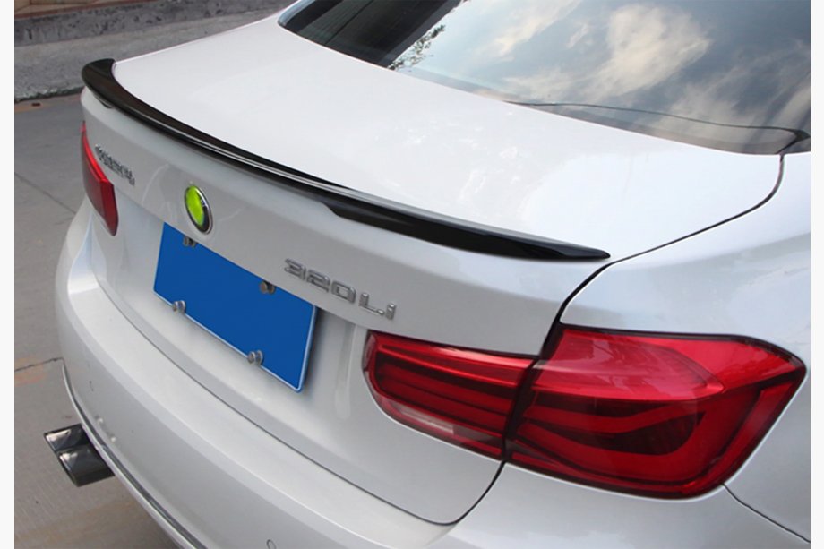 BMW 3-serien F30/F31 2012–2019 MP-Style spoiler (för F30/F80, blank svart) Image