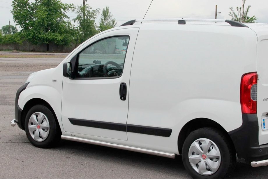 Peugeot Bipper 2008–2017 Sidorör Ø60 (2 st, rostfritt stål) Image