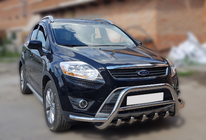 Ford Kuga 2008–2013 Frontbåge (bullbar) WT003-Exclusive (rostfritt stål) foto 2