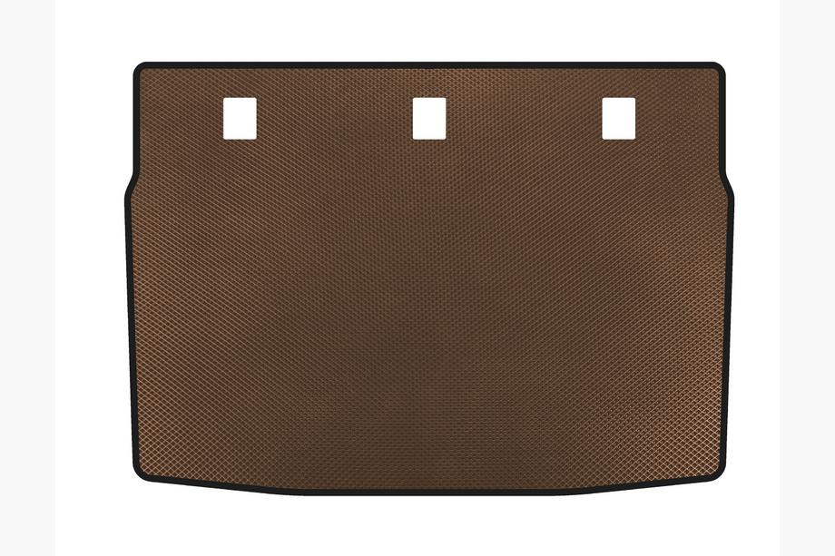 Kia Forte 2008–2024 EVA bagagerumsmatta (2008-2012, Brun) Image