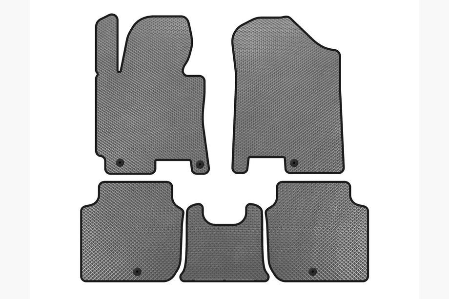 Kia Forte 2008–2024 EVA-bilmattor (2012-2016, Grå) Image
