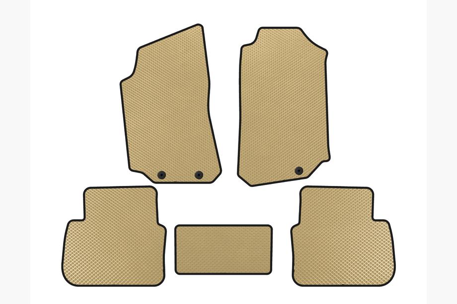 Saab 9-5 1997–2010 EVA bilmattor (Beige) Image