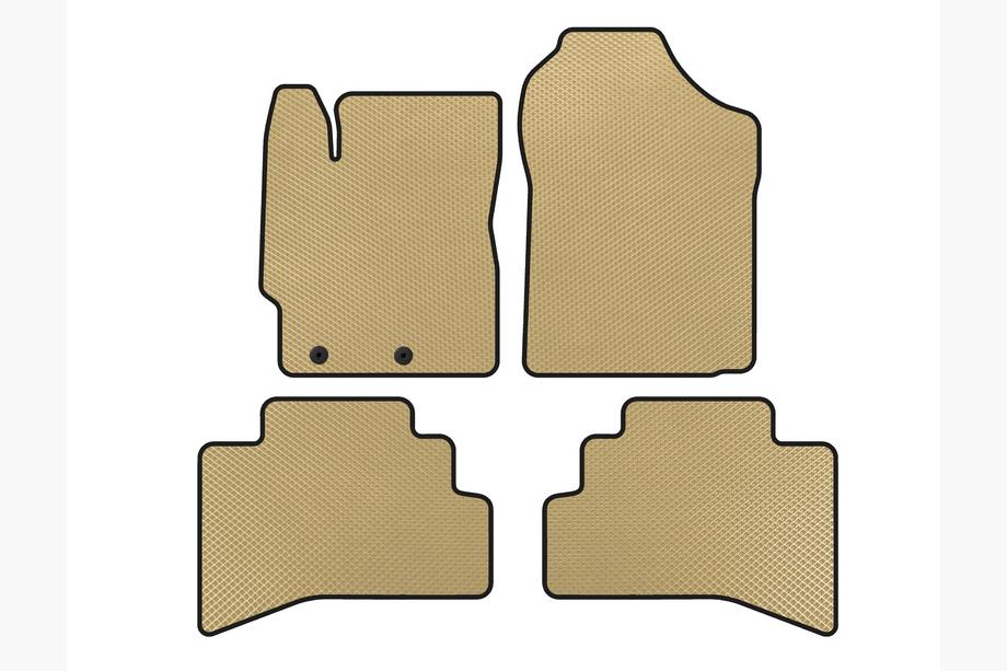 Toyota Prius C 2012–2019 EVA bilmattor (Beige) Image