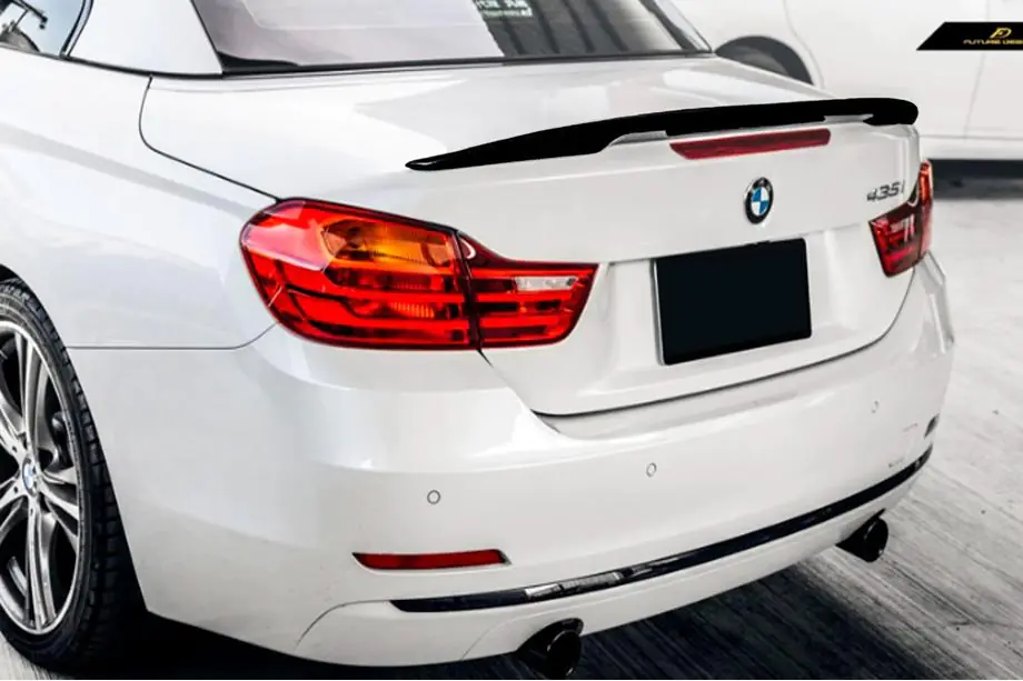BMW 4-serie F32/F33/F36 2012–2020 P-Style spoiler (för F33, blanksvart) Image