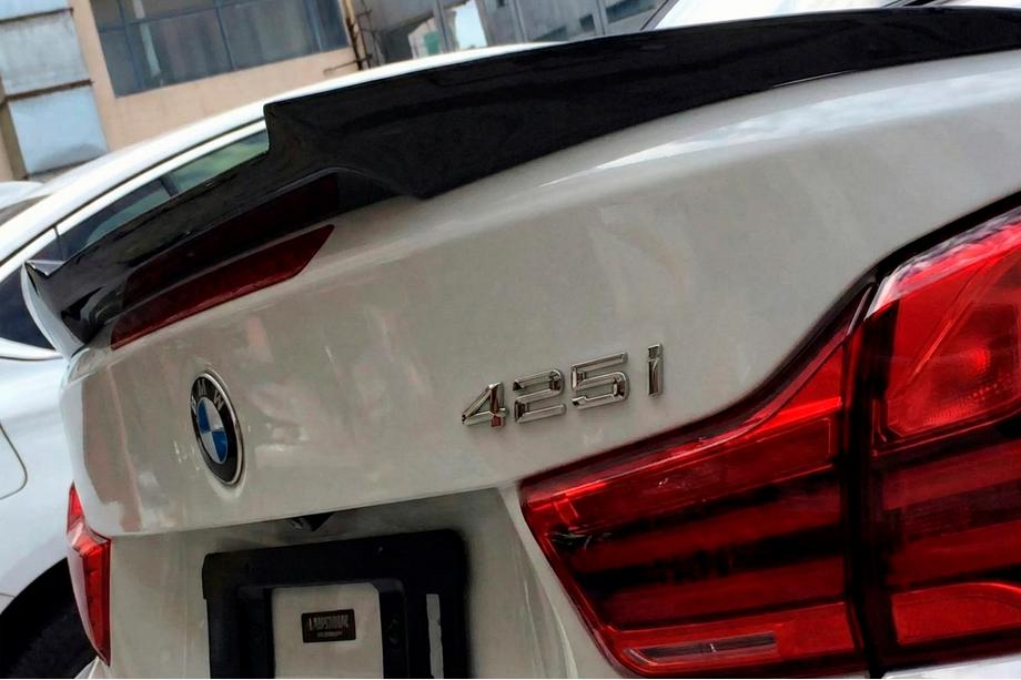 BMW 4-serie F32/F33/F36 2012–2020 M4-Style spoiler (för F33, blanksvart) Image