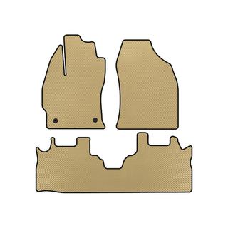EVA bilmattor (2 rader, beige)