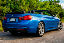 BMW 4-serie F32/F33/F36 2012–2020 PSM-Style spoiler (för F33, högglans svart) foto 1
