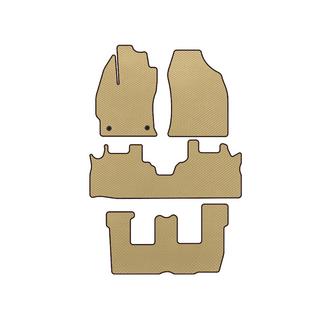 EVA-mattor (3 rader, beige)