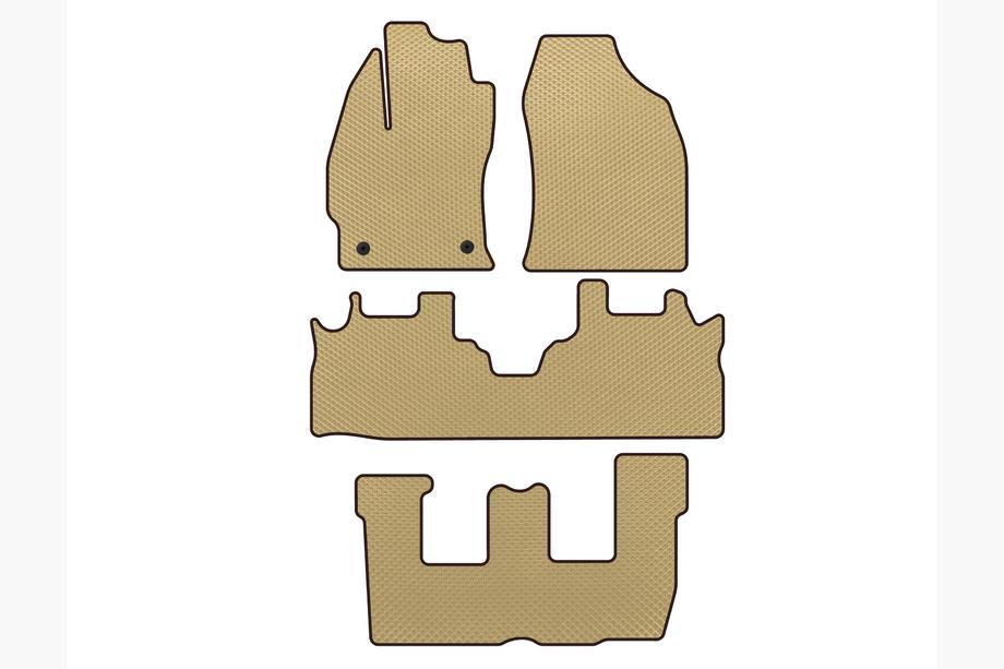 Toyota Prius Plus EVA-mattor (3 rader, beige) Image