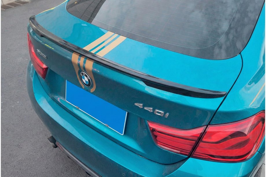 BMW 4-serie F32/F33/F36 2012–2020 P-Style spoiler (för F36, svart högglans) Image