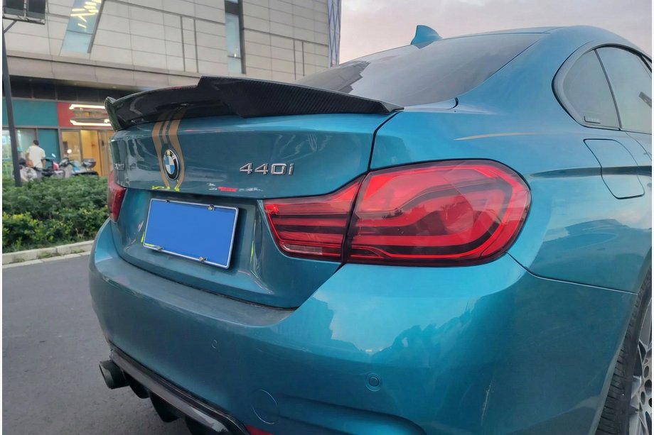 BMW 4-serie F32/F33/F36 2012–2020 Spoiler i M4-stil (för F36, blanksvart) Image