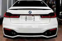 BMW 7-serien G11/G12 2015–2022 Spoiler P-Style (svart högglans) foto 2