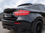 BMW X6 E71 2008–2014 Takspoiler (svart högglans) foto 1